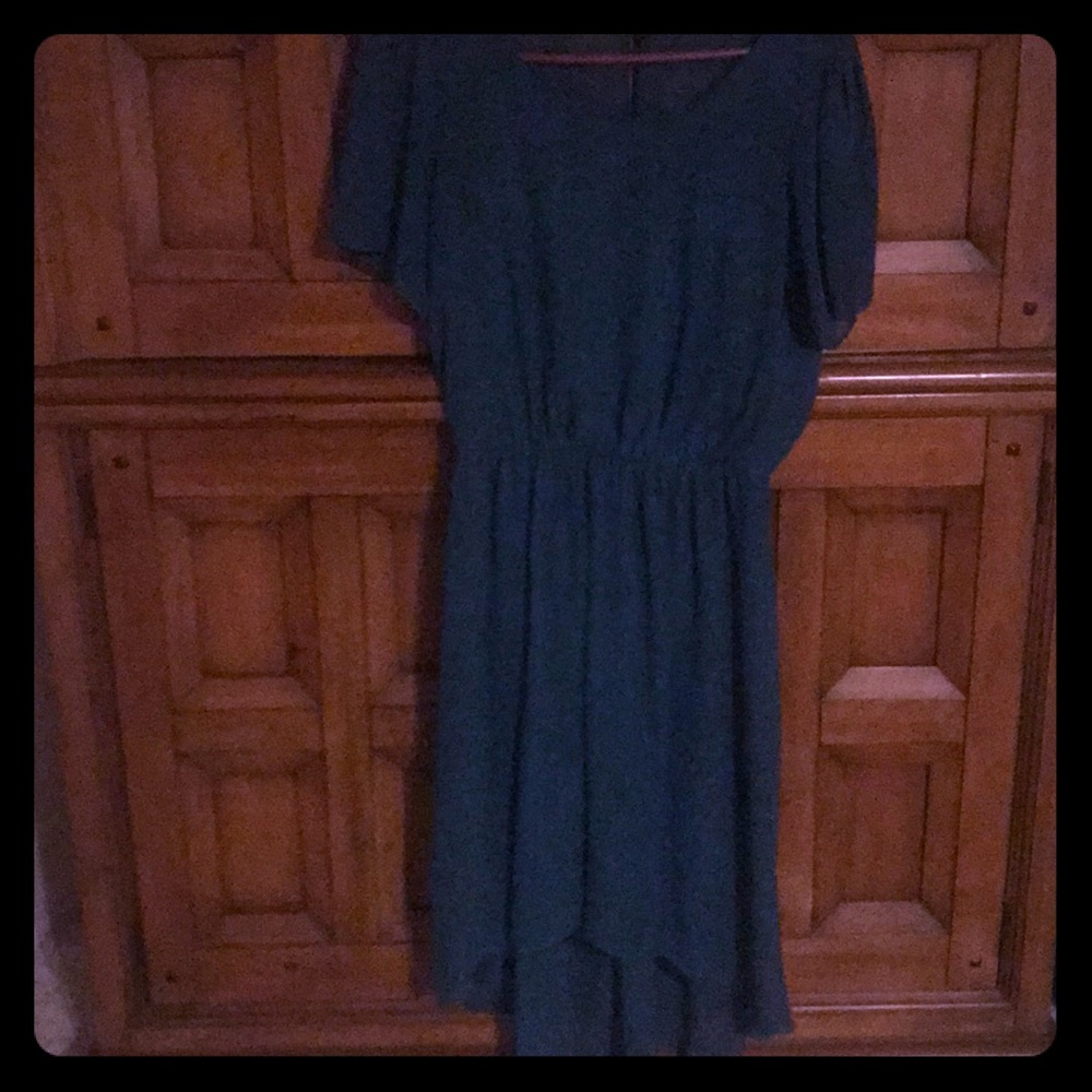 Green colored dress